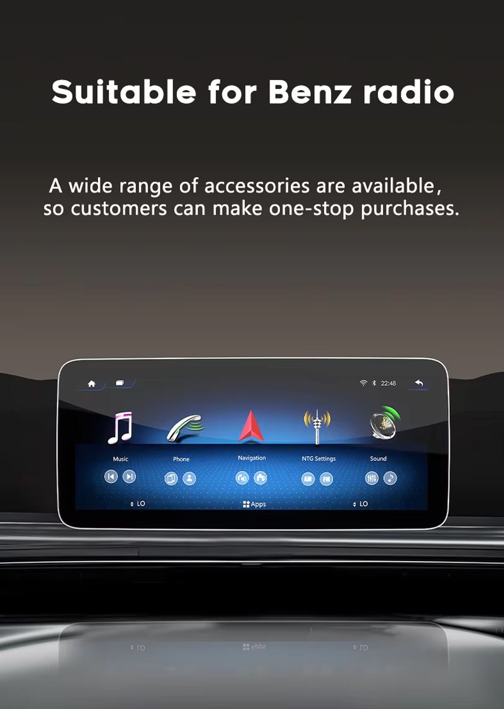Lettore Android per auto Mercedes-Benz