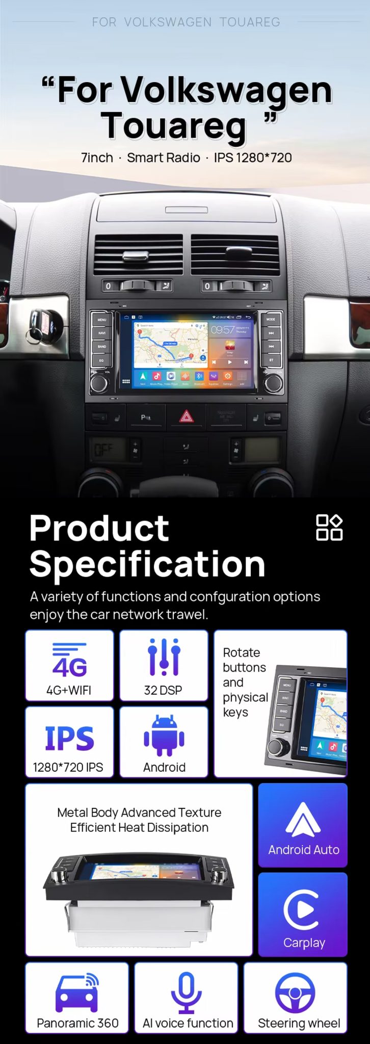 VW Touareg 2004-2011